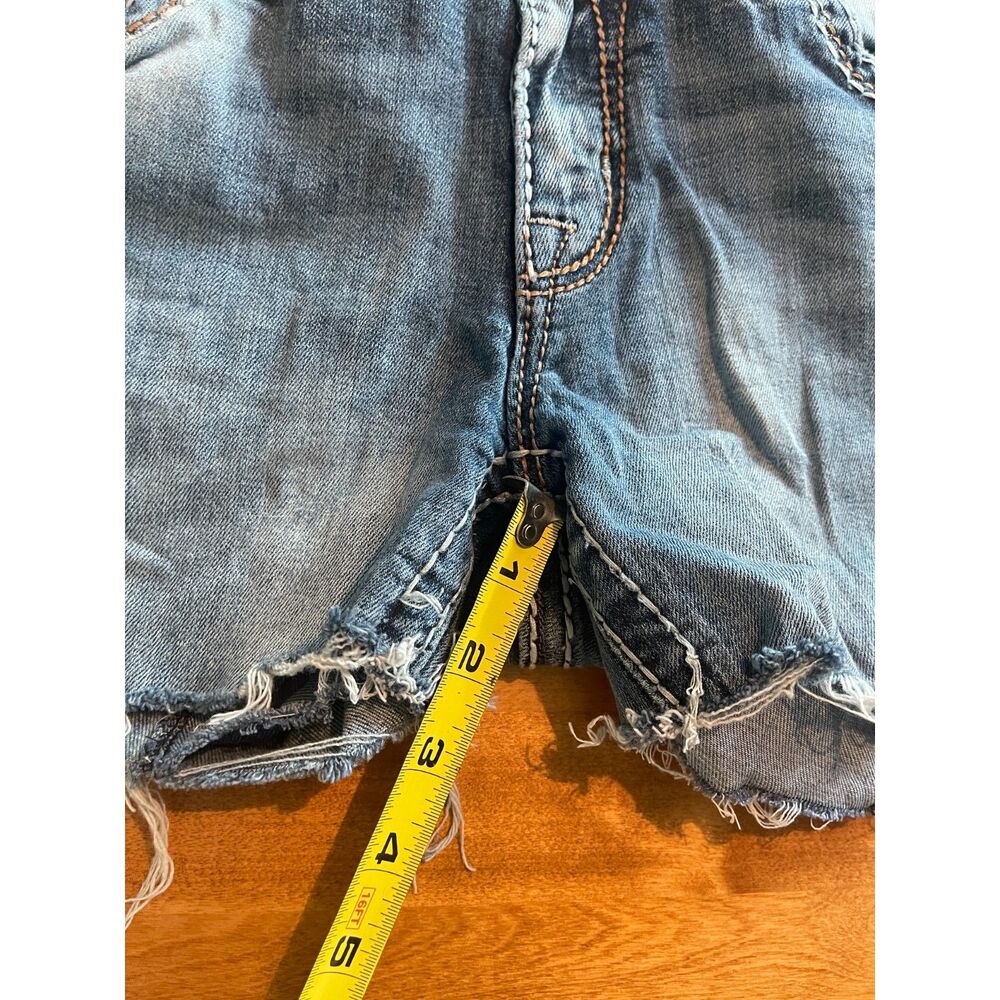 Rock Revival Women's Cut-Off Jean Shorts, Thrashed, Size 31, Short, Zen - Picture 14 of 14